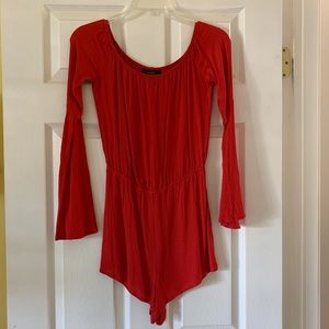 Off the shoulder romper
